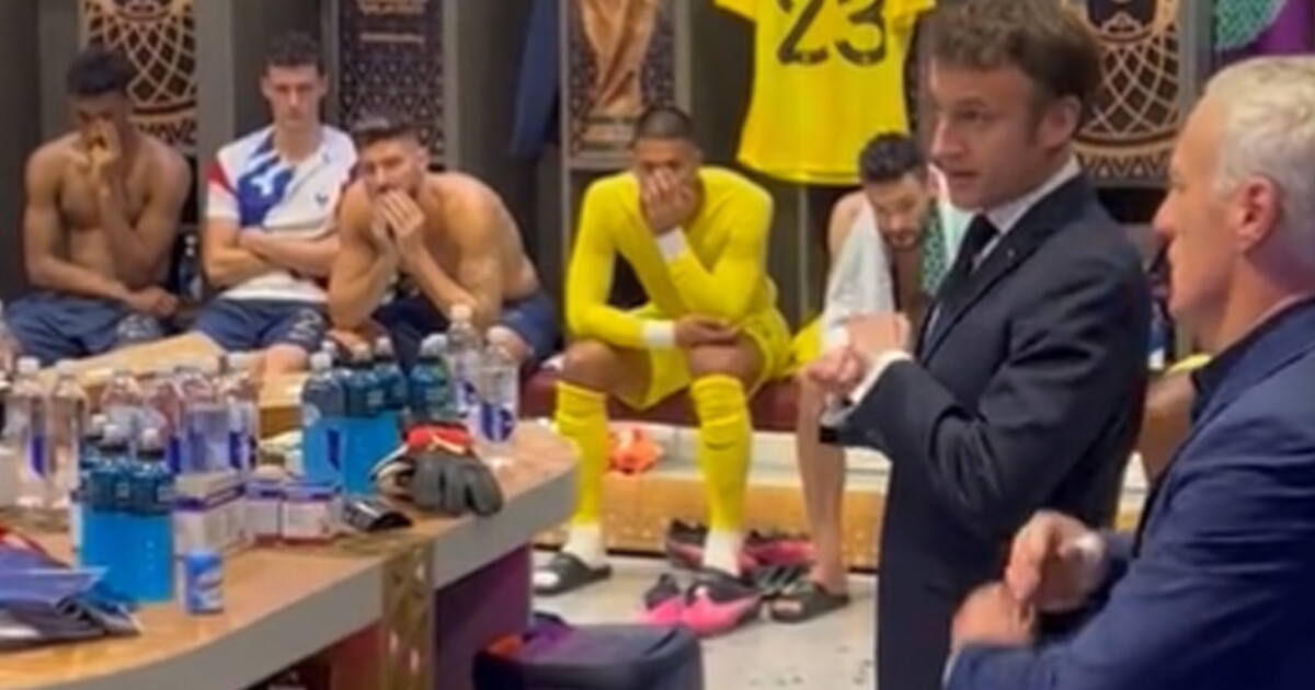 Coupe du monde 2022 : Macron et les Bleus dans les vestiaires, l'autre ...